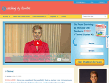Tablet Screenshot of coachingbytambre.com